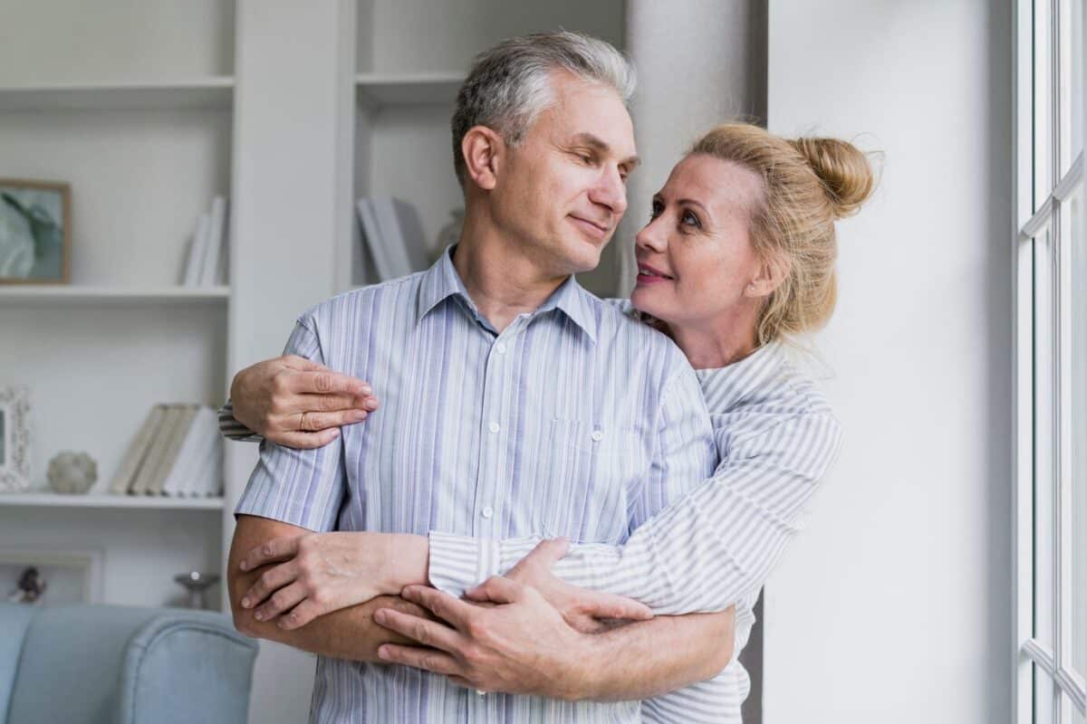 Senior Couple in assisted living