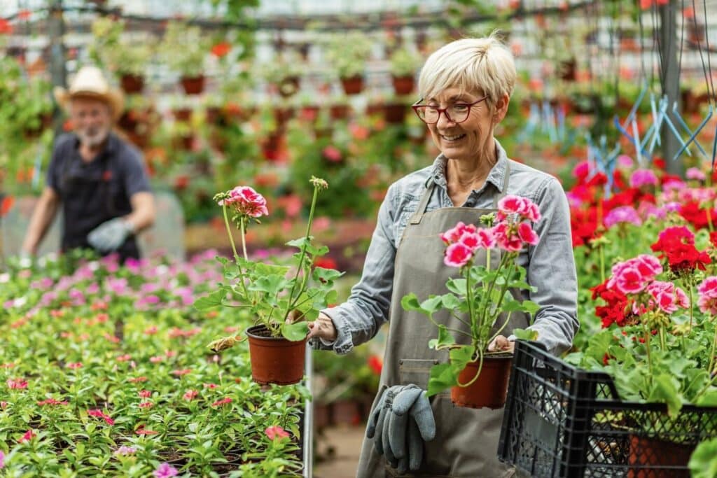 Community Gardens inside Assisted Living at Westmont of Brentwood