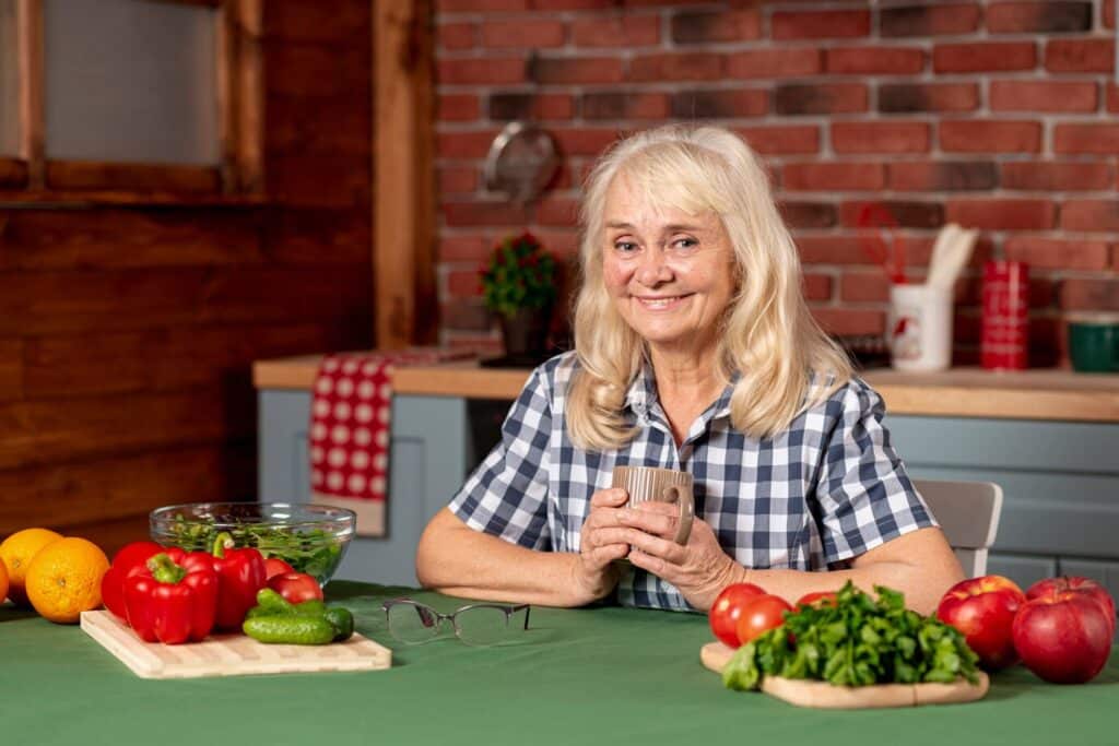 Senior on a Plant-Based meal on a Budget