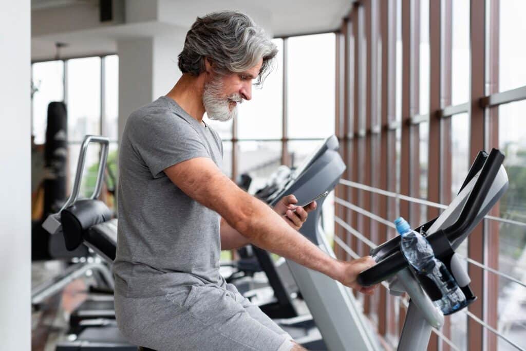 Entertainment and Distraction Options in exercise bike for seniors