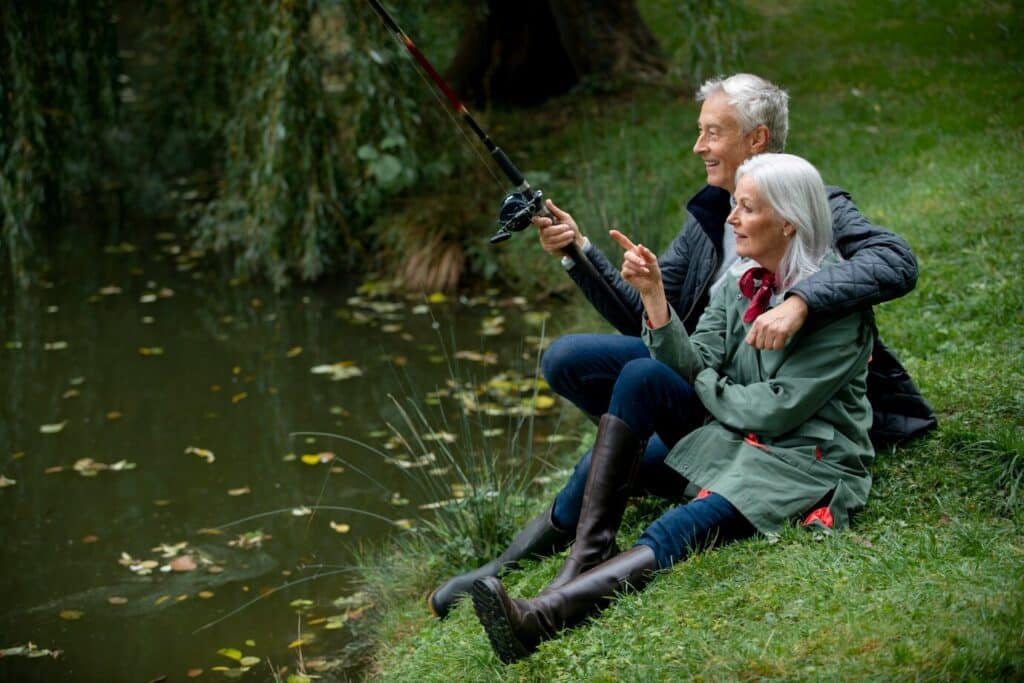 Seniors Fishing