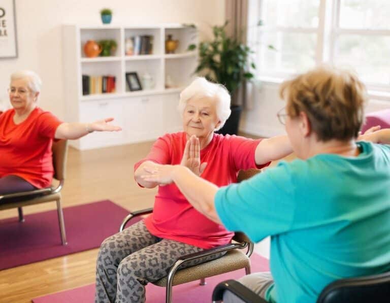 chair yoga for elderly