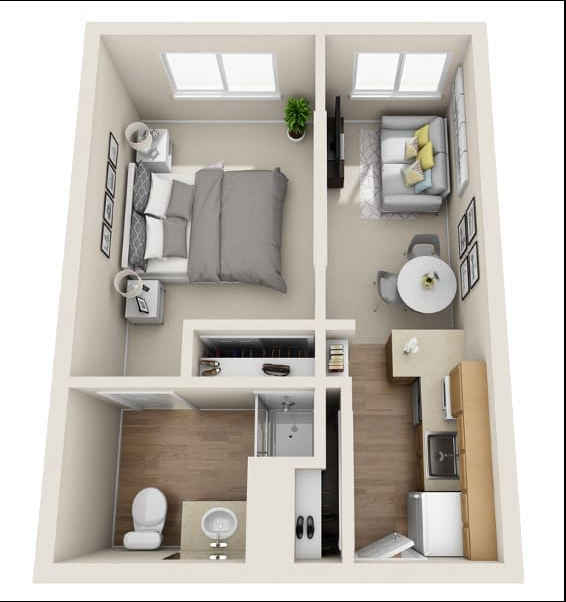 assisted living room layouts