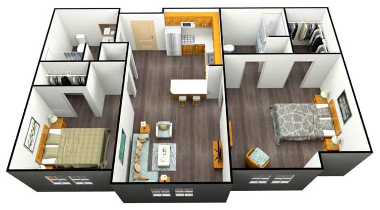 assisted living floor plans