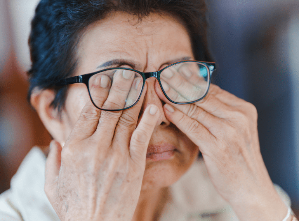 double vision causes in elderly