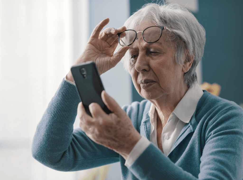 double vision causes in elderly 