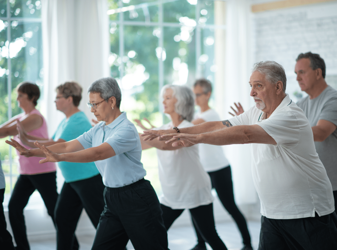 senior exercise class
