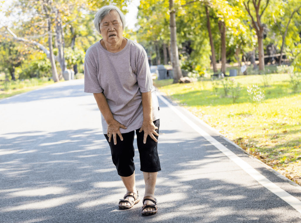 weak legs in elderly