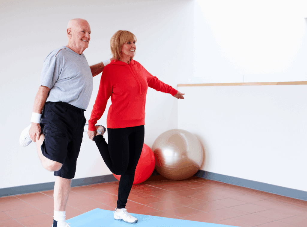 elderly leg exercises