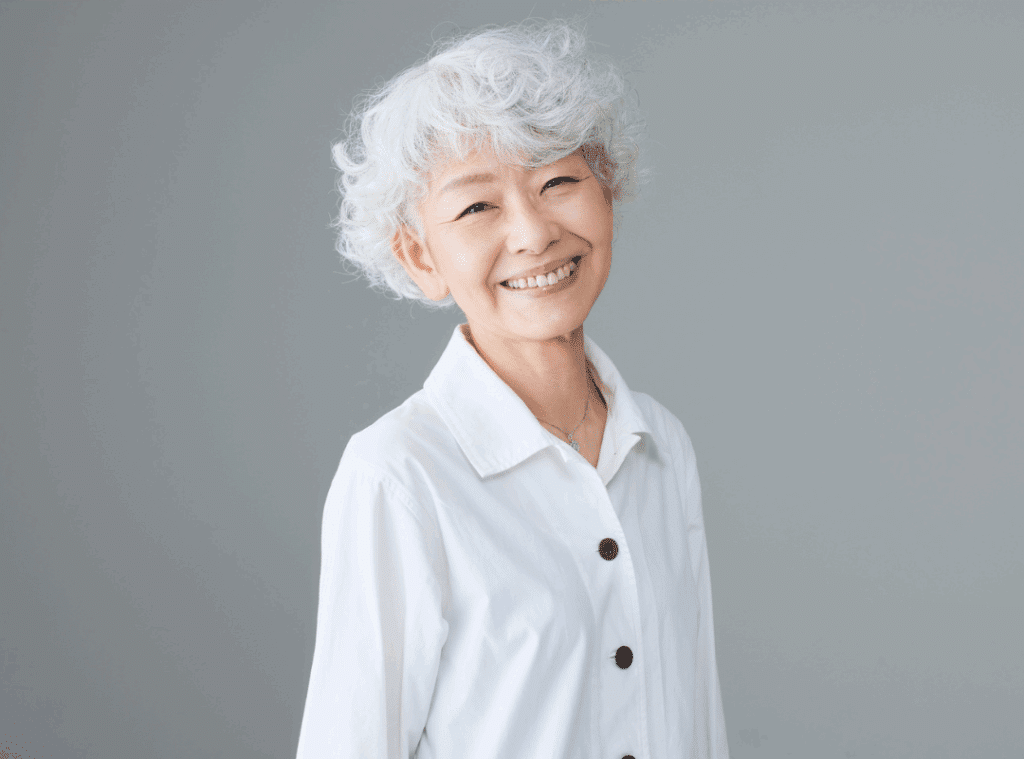 short hair perms for seniors
